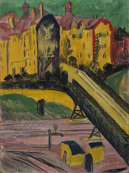 Ernst Ludwig Kirchner View from the Window Spain oil painting art